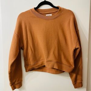 Mate The Label Sweatshirt Sweater Womens Small Sienna Crewneck Fleece Pullover